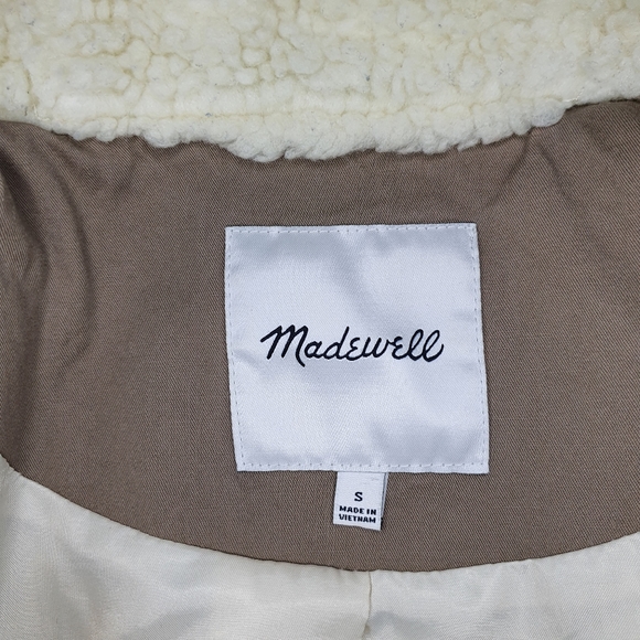 Madewell Sherpa Portland Jacket Size Small - Picture 10 of 10